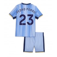 Tottenham Hotspur Pedro Porro #23 Bortatröja Barn 2024-25 Kortärmad (+ Korta byxor)